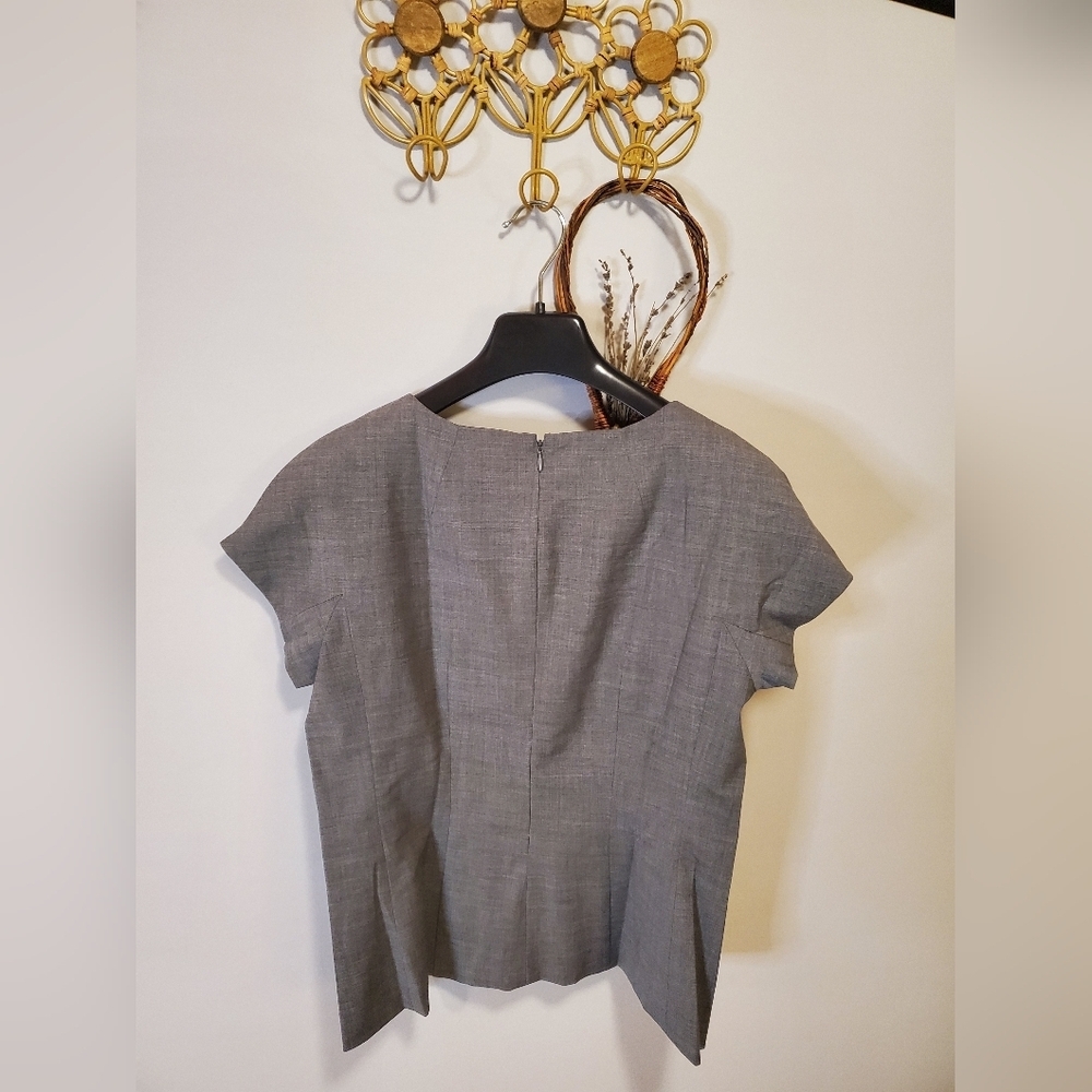 Talbots Grey Dressy Pants And Matching Top Set - Picture 8 of 16